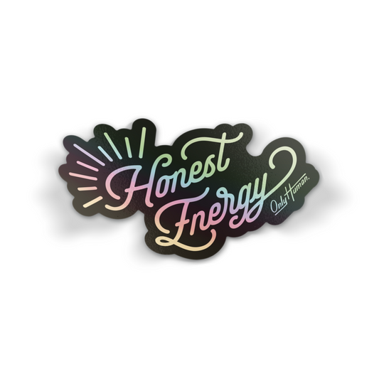Honest Energy Sun Ray Sticker