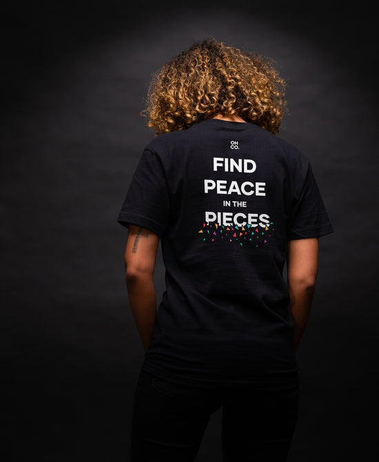 Stay; Find Peace In The Pieces Tee