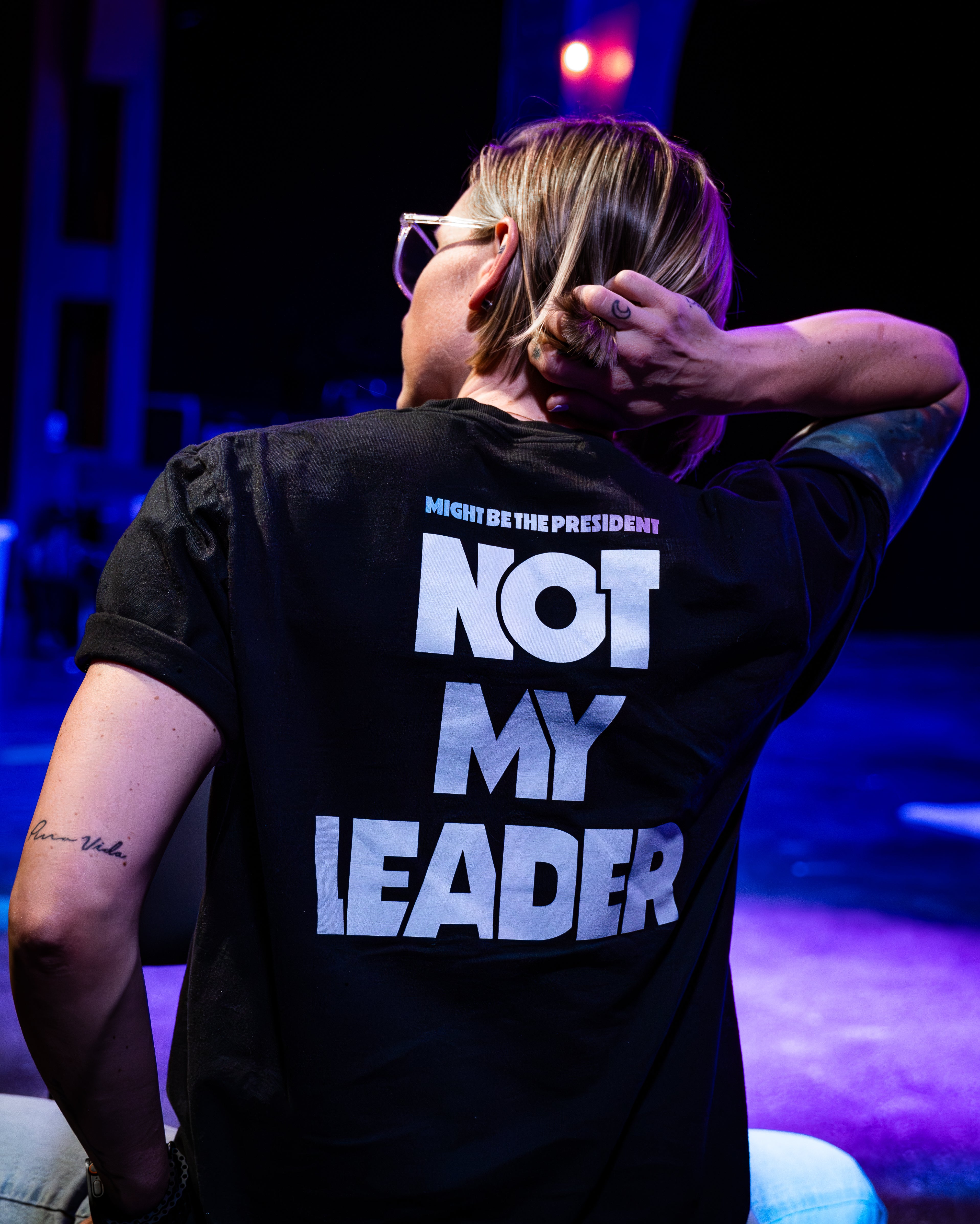 Not My Leader Tee