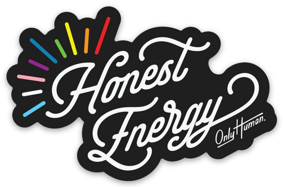 Honest Energy Sun Ray Sticker