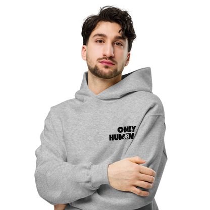 Average Human Life In Weeks Oversized Hoodie - Grey