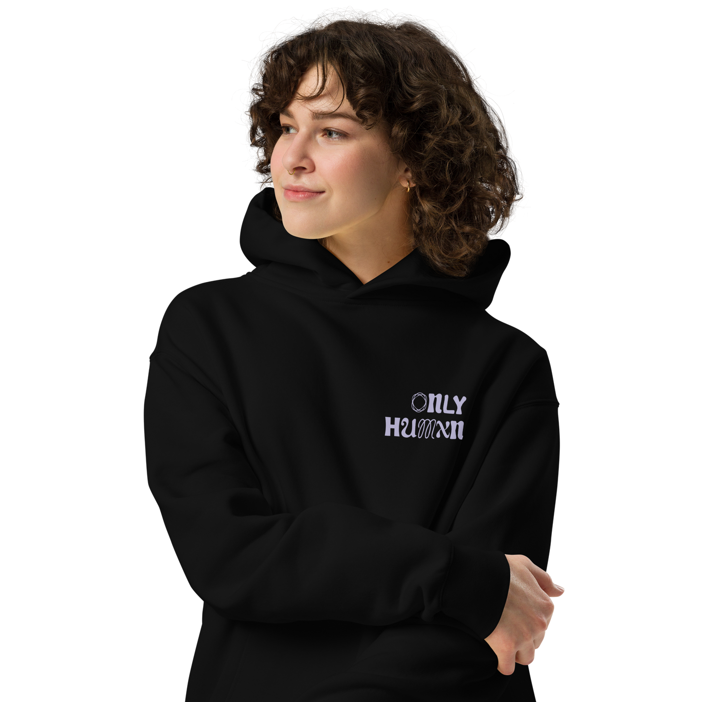 Best That Could Happen Oversized Hoodie - Black
