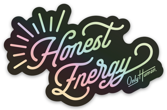 Honest Energy Sun Ray Sticker