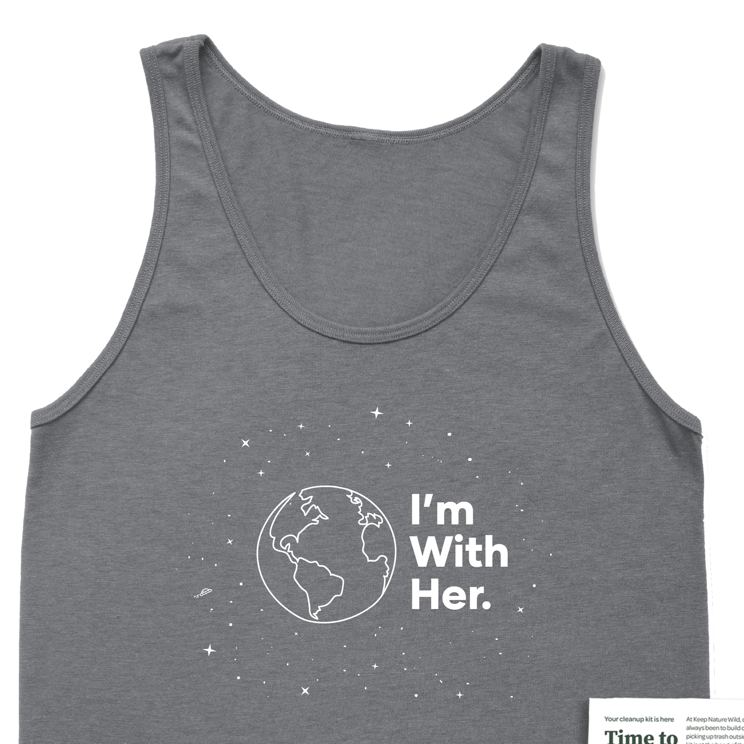 I'm With Her Unisex tank - Only Human