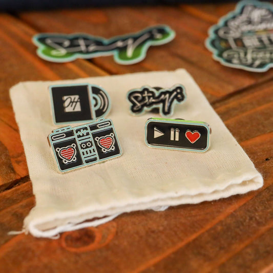 Stay; 2020 Enamel Pin Set - Only Human