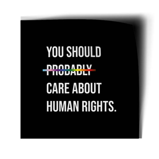 You Should Care Sticker - Only Human