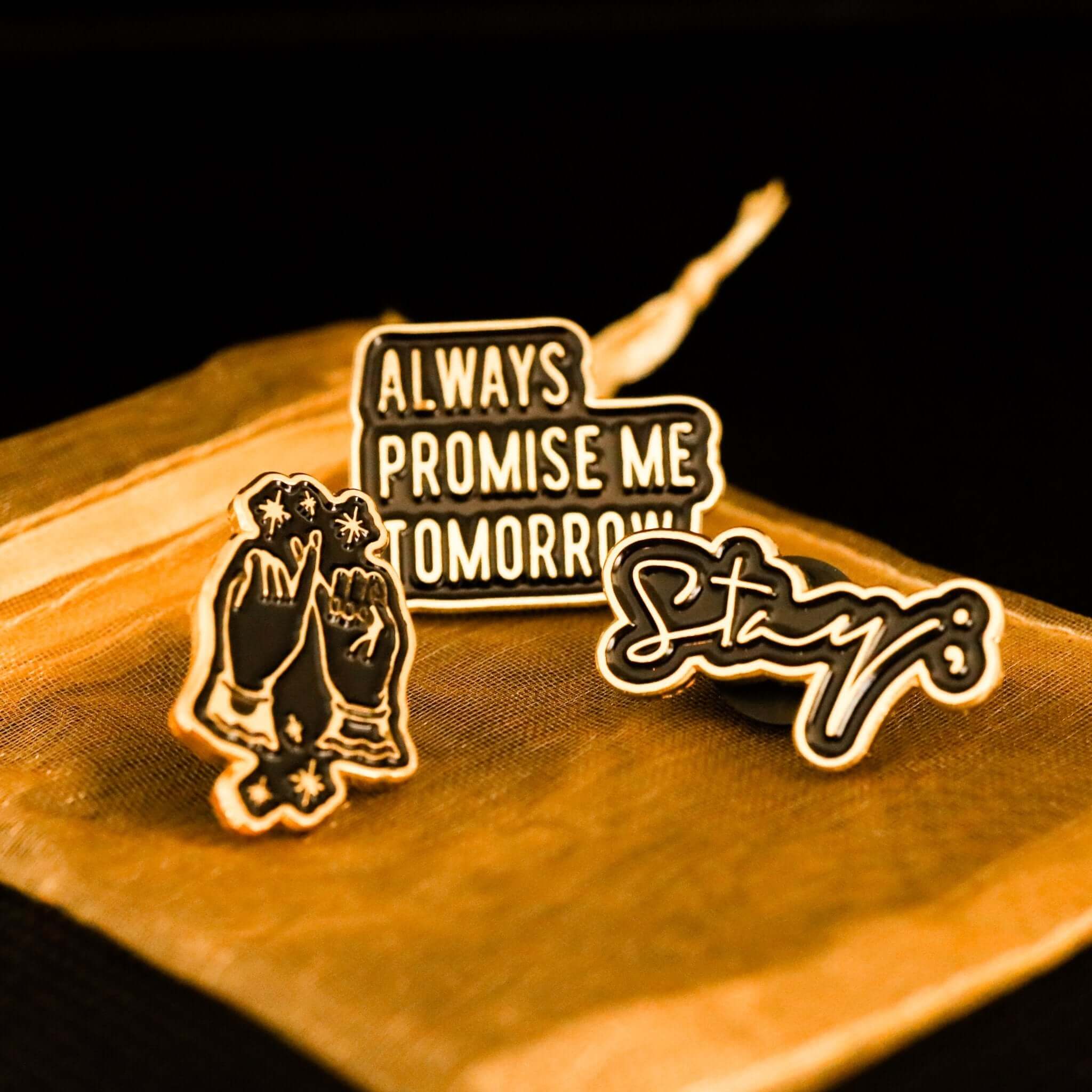 Stay; 2019 Enamel Pin Set - Only Human